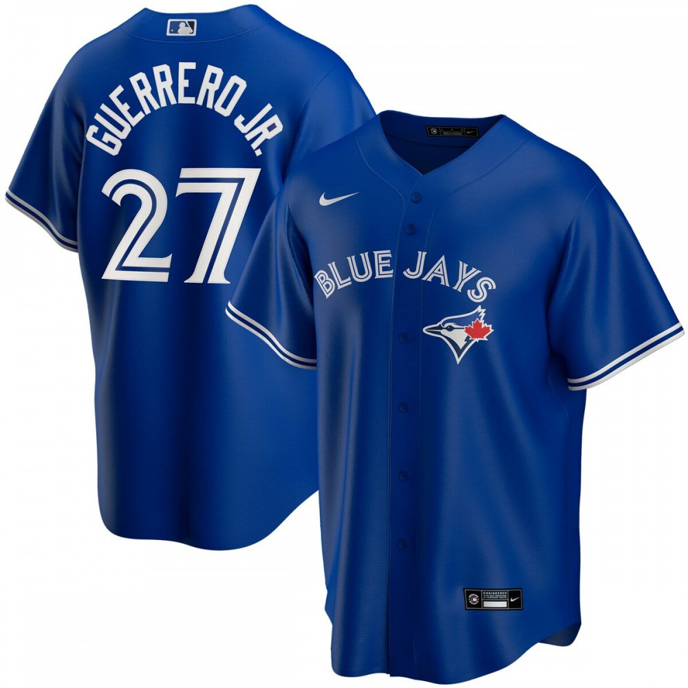 Vladimir Guerrero Jr. Toronto Blue Jays Youth Alternate Replica Player Jersey - Royal-Pro Kit Vault | Brand New 26/27 Sports Jerseys